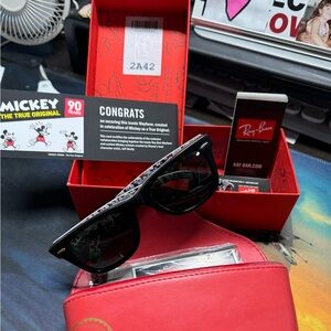Ray-Ban RB2140 Mickey M90Th Sunglasses with Black Frame